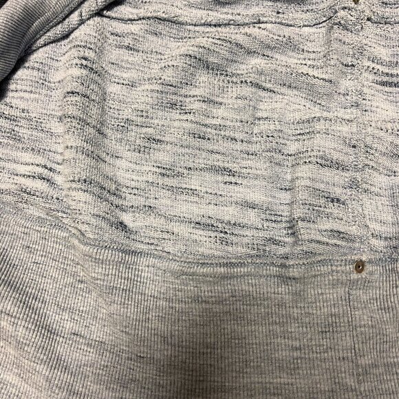 Wilfred Aritzia Diderot Sweater Cardigan Space Dye Heathered Blue Sz XXS - Picture 8 of 12